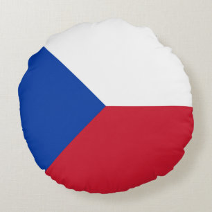Tschechische Republik Rundes Kissen