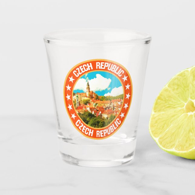 Tschechische Republik Schnapsglas (Vorderseite)