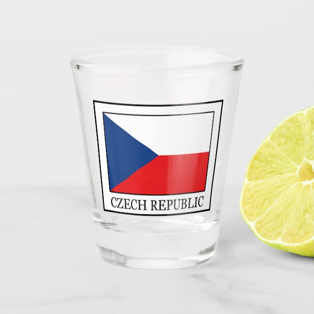 Tschechische Republik Schnapsglas (Vorderseite)