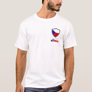 Tschechische Republik Schutzschild-T - Shirt