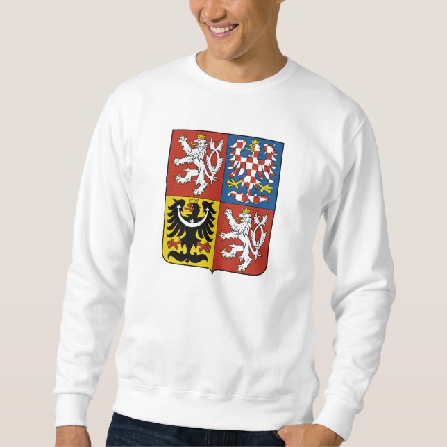 Tschechische Republik - Wappen Sweatshirt (Vorderseite)