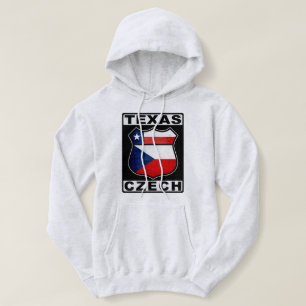 Tschechischer Amerikaner Texas Hoodie