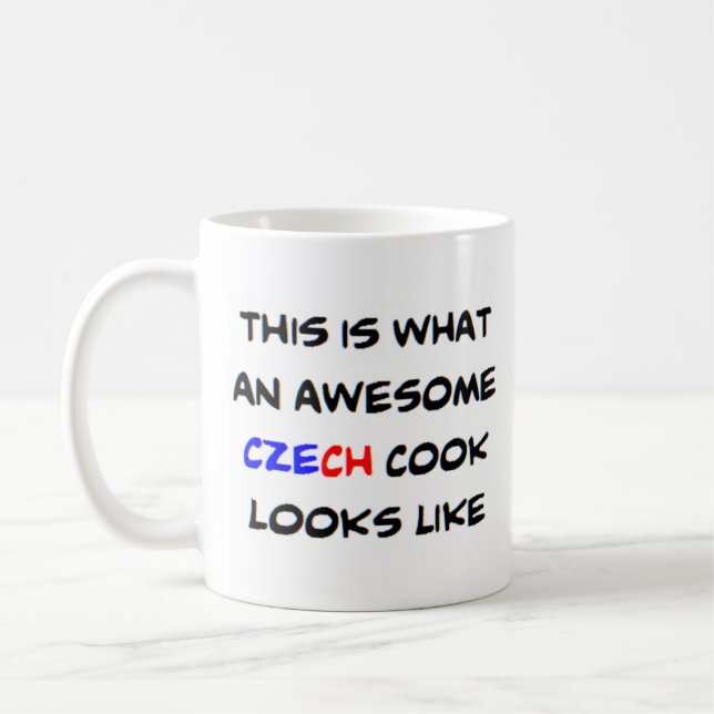 tschechischer Koch, phantastisch Kaffeetasse (Links)