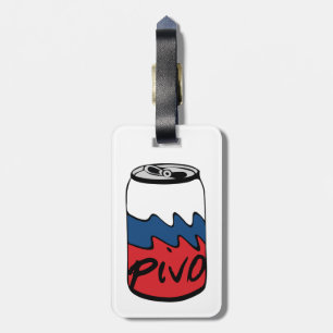 Tschechisches Bier (Pivo) Gepäckanhänger
