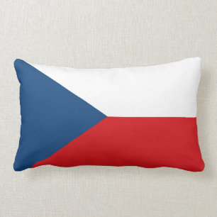 Tschechisches Flaggenkissen Lendenkissen
