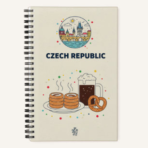 Tschechisches Kulturerbe & Foto von Prag Altstadt Notizbuch