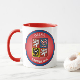 Tschechisches Republik-Erbe-Emblem Tasse