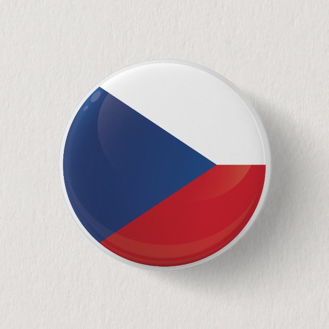 Tschechisches Symbol Button (Vorderseite)