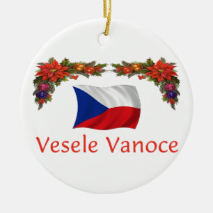 Tschechisches Weihnachten Keramikornament
