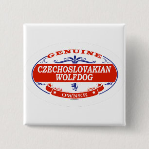 Tschechoslowakisches Wolfdog Button