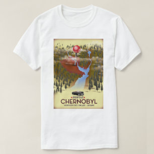 Tschernobyl, Pripyat, Ukraine Reise Druck T-Shirt