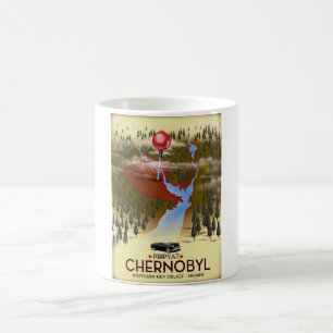 Tschernobyl, Pripyat, ukraine Reiseplakat Verwandlungstasse