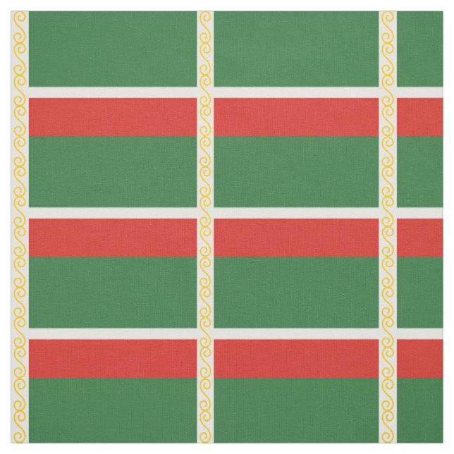 Tschetschenien-Flagge Stoff (Muster)
