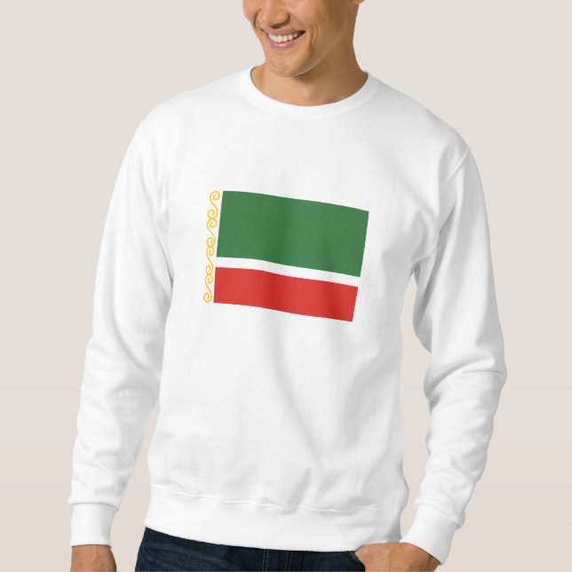 Tschetschenien-Flagge Sweatshirt (Vorderseite)