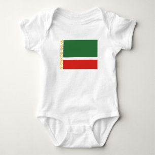 Tschetschenische Flagge Baby Strampler