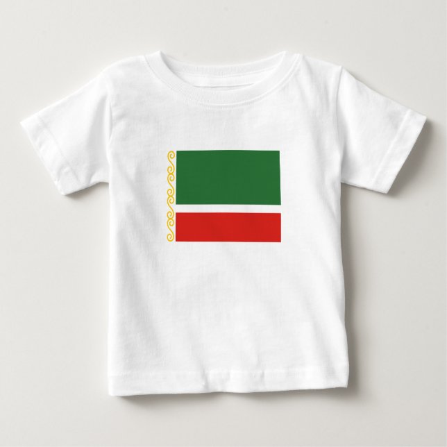 Tschetschenische Flagge Baby T-shirt (Vorderseite)