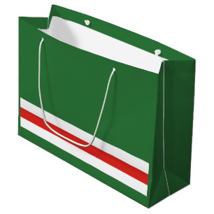 Tschetschenische Flagge Große Geschenktüte