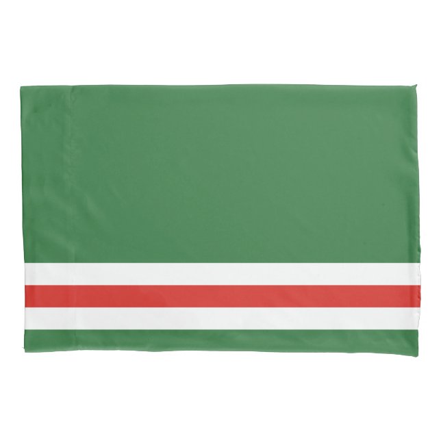 Tschetschenische Flagge Kissenbezug (Vorderseite)