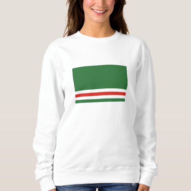 Tschetschenische Flagge Sweatshirt (Vorderseite)