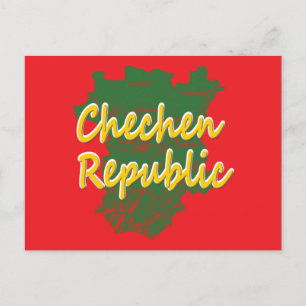 Tschetschenische Republik Feiertagspostkarte