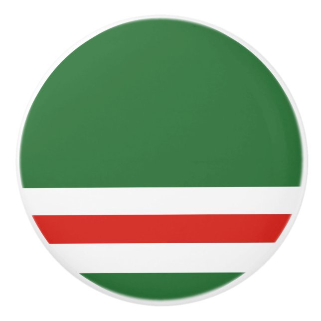 Tschetschenische Republik Ichkeria Flaggenstaat Ke Keramikknauf (Vorderseite)