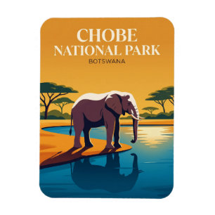 Tschobe-Nationalpark Botswana Magnet