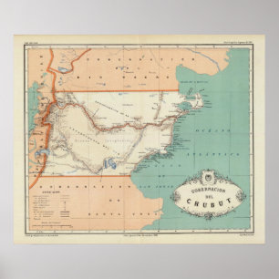 Tschubut, Argentinien Poster