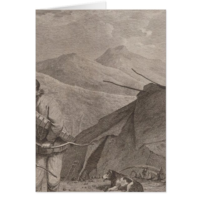 Tschuktschi et habitations, Russie (Devant)