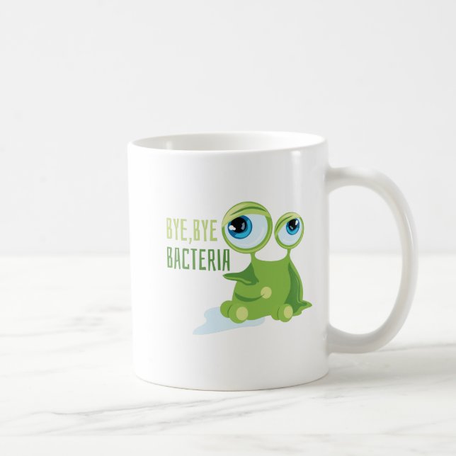 Tschüss-Bakterien Kaffeetasse (Rechts)