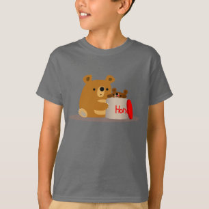 Tschüss dir Honey! Niedlicher Cartoon Bears Childr T-Shirt