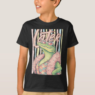Tschüss Gator Entspannter Krokodil Lustiger Sarkas T-Shirt