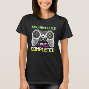Tschüss Grundschule Abschluss Stufe abgeschlossen T-Shirt