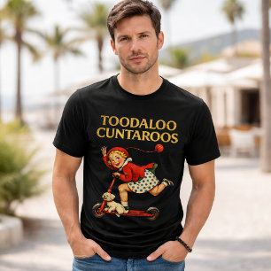 Tschüssscheiße Lustige sarkastische Retro-Humor T-Shirt