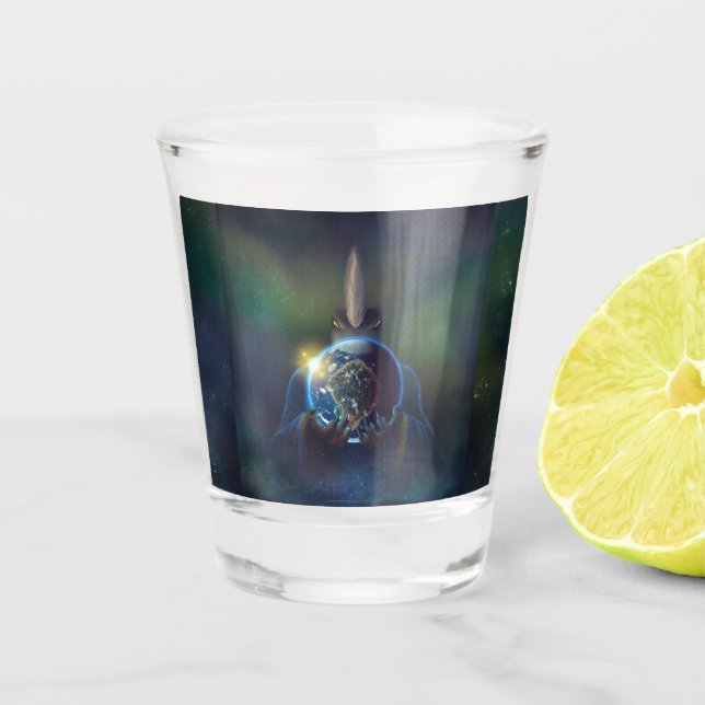 TSDS King of Earth Schnapsglas (Vorderseite)