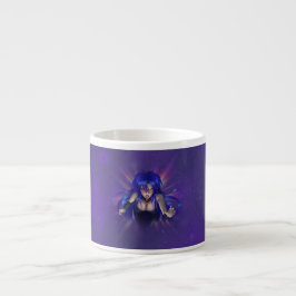 TSDS: Königin Irana Delphi Buchcover Art Espressotasse