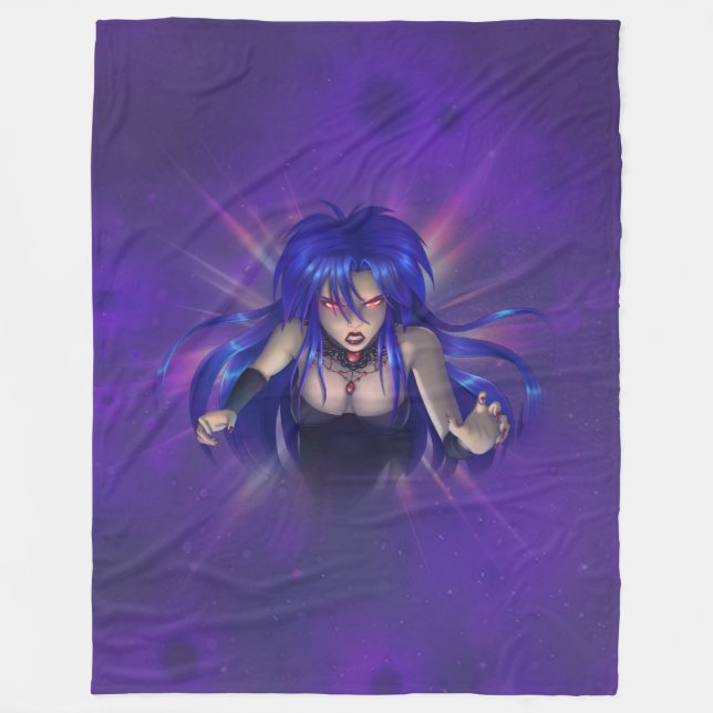 TSDS: Königin Irana Delphi Buchcover Art Fleecedecke (Vorderseite)