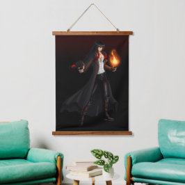 TSDS: Seth, Gott des Chaos Wandteppich Mit Holzrahmen