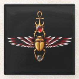 TSDS: Seth's Scarab Coat Graphic Glasuntersetzer