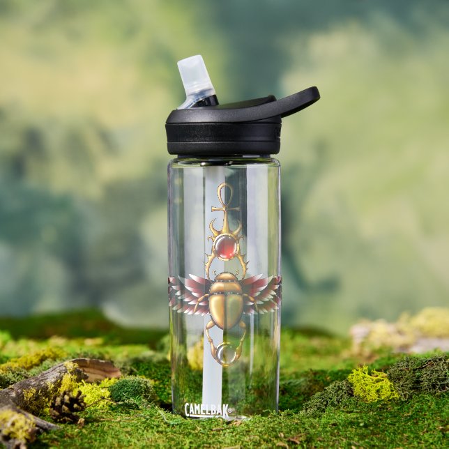 TSDS: Seth's Scarab Coat Graphic Trinkflasche (Außenbereich)