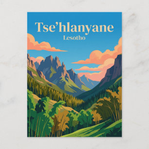 Tse’hlanyane-Nationalpark Lesotho Postkarte