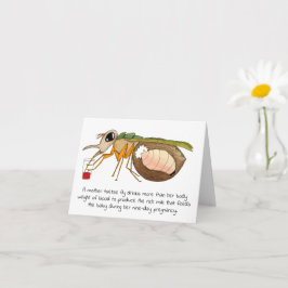 Tsetse Fly Mother's Day Card Karte