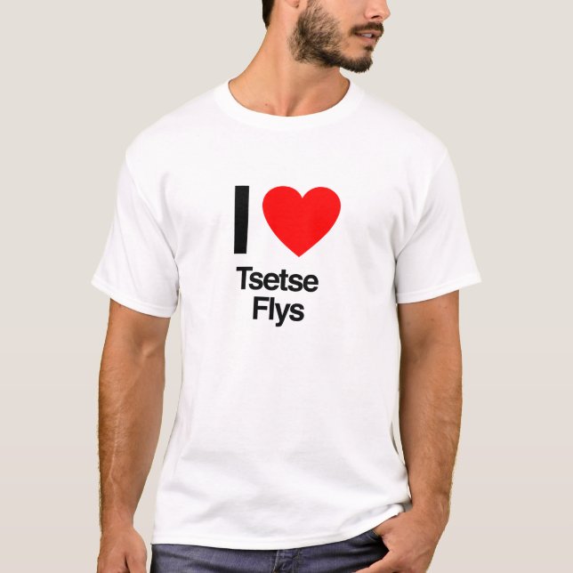 Tsetsefliegen in der Liebe T-Shirt (Vorderseite)