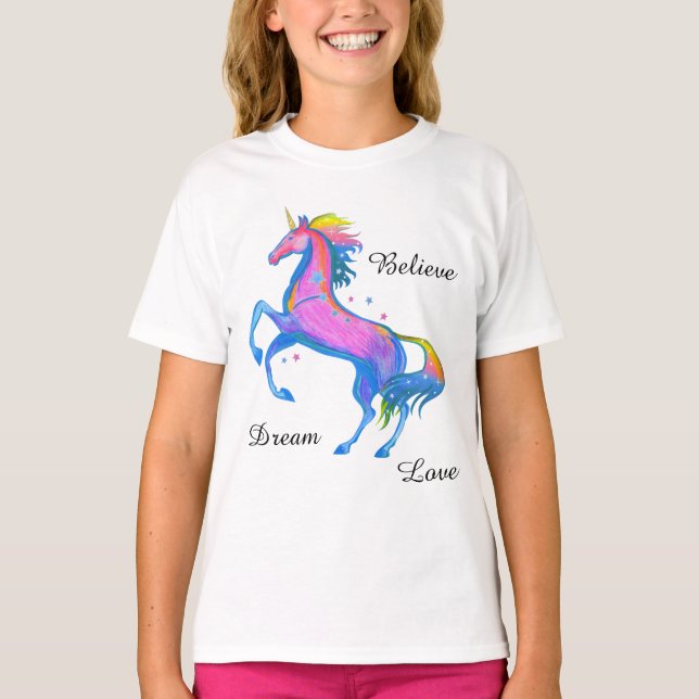 Tshirt à manches longues Unicorn (Devant)