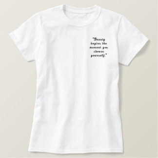 "Tshirt"addded beautiful word Besticktes T-Shirt