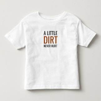 Tshirt basique pour tout-petit un peu de terre ne