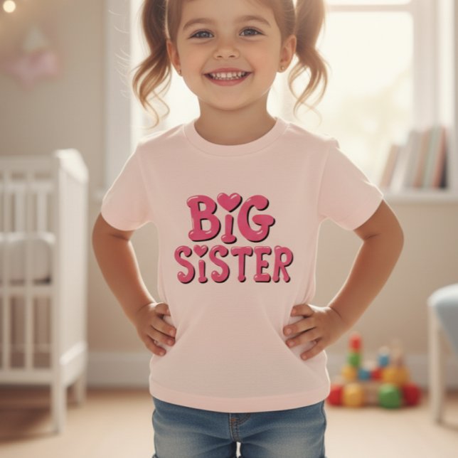 tshirt big sister cute girly sister (Créateur téléchargé)