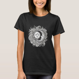 Tshirt céleste soleil et lune