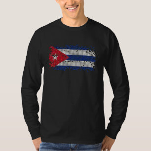 Tshirt Cuba, cartes cubaines, chemises de drapeau