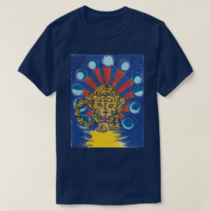 Tshirt de la phase de lune de Jaguar
