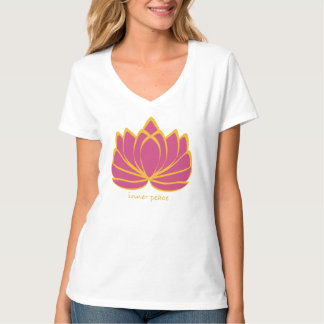 Tshirt de yoga lotus de la paix intérieure